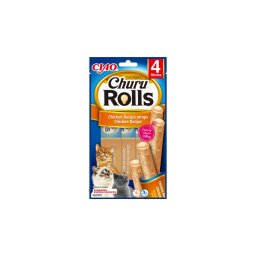 Inaba Cat Ciao Churu Rolls - csirke 4 x 10 g