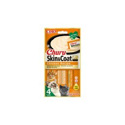 Inaba Cat Ciao Churu Skin&Coat - csirke 4 x 14 g