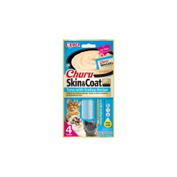 Inaba Cat Ciao Churu Skin&Coat - tonhal-fésűkagyló 4 x 14 g
