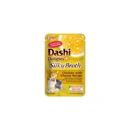 Inaba Cat Ciao Dashi Delights Silky Broth - csirke-sajt 40 g