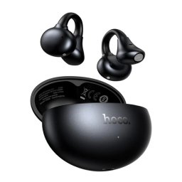 HOCO EA8 bluetooth fülhallgató SZTEREO (v5.4, TWS, fülre akasztható, mikrofon + töltőtok) FEKETE