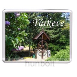 Túrkeve Kútskanzen hűtőmágnes (műanyag keretes)