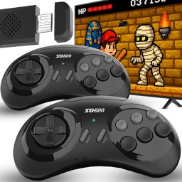Retro TV játék konzol 5000+ játékkal HDMI, vezeték nélküli kontrollerrel