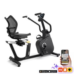 Háttámlás szobakerékpár ZenSeat 100, LCD kijelző, ergonomikus ülés, légáteresztő háttámla, 25 program inSPORTline
