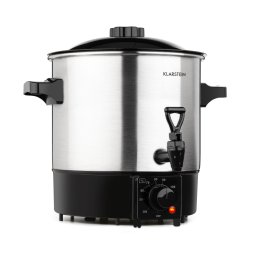 Klarstein Biggie Eco, befőzőautomata és italadagoló, 9 l, 1000 W, 30–100 ° C, csap (FP2-Biggie Eco)
