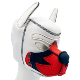 Puppy Fox - fehr-piros neoprna kapucni