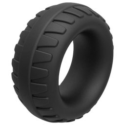 Ponez pniszgyr 30 mm fekete szilikon tapogats fellet