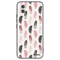 Fekete szilikon tok az alábbi mobiltelefonokra Vivo Y72 5G - Feather 2