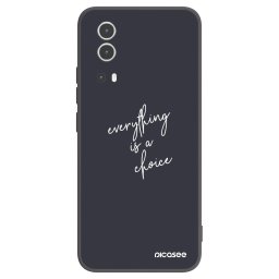 Fekete szilikon tok az alábbi mobiltelefonokra Vivo Y72 5G - Everything is a choice