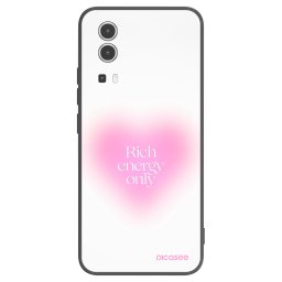 Fekete szilikon tok az alábbi mobiltelefonokra Vivo Y72 5G - Rich Energy