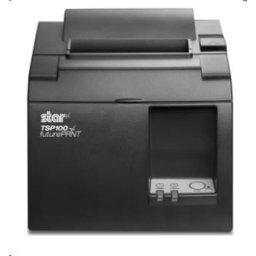 Star TSP143IIU+, USB, 8 pont / mm (203 dpi), vágó, sötétszürke