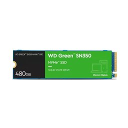 WD GREEN NVMe SSD 500GB PCIe SN350, Geb3 8GB/s, (R:2400/W:1650 MB/s)