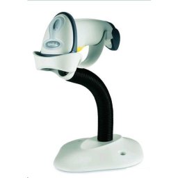 Zebra LS2208, vonalkód-olvasó, KIT, fehér, USB – HID