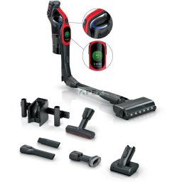BOSCH BCS1041PET Vezeték nélküli porszívó, Unlimited 10 ProAnimal, Vörös