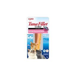 Inaba Cat Ciao Tuna Fillet Grilled - rák ízesítésű levesbe mártva 15 g
