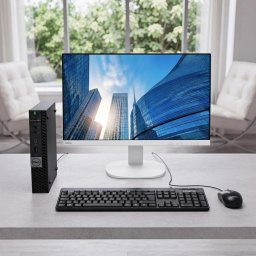 Komplett Asztali Szett Dell OptiPlex 7060 Intel Core i5-8500/8GB/256GB SSD Mini PC + NEC FHD Monitor + Billentyűzet és Egér