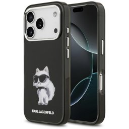 Karl Lagerfeld IML Aquarelle Choupette & Logo MagSafe tok iPhone 17 Pro Fekete