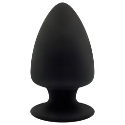 Silexd M - alakítható anál plug - 11 cm (fekete)