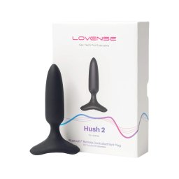 LOVENSE Hush 2 XS - akkus kis anál vibrátor (25 mm, fekete)