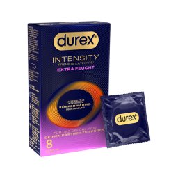 Durex Intensity - extra síkosított latexmentes óvszer (8 db)