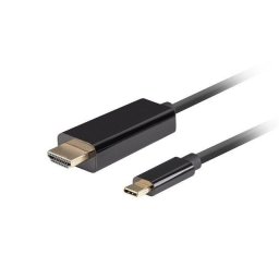 Lanberg USB-C(M)->HDMI(M) kábel 3m 4K 60Hz fekete