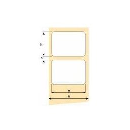 OEM öntapadós címkék 50mm x 30mm, fehér papír, 1500 db-os áron