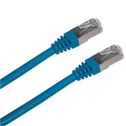 S/FTP patchkábel, Cat6, 2xRJ45, 5 m, kék