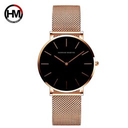 Hannah Martin Női Karóra - Rosegold és Fekete