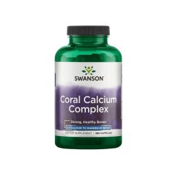 Swanson Coral calcium complex kalcium, magnesium, 2:1, 180 db