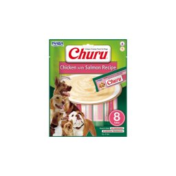 Inaba Dog Churu Püré - csirke-lazac 8 x 20 g