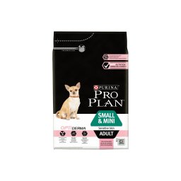 PRO PLAN Small & Mini Adult OPTIDERMA lazacban gazdag száraz kutyaeledel 3kg