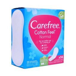 Carefree Cotton Feel Normal tisztasági betét aloe vera illattal 56x