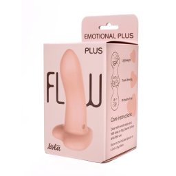 Flow Dildó G-pont, prosztata stimuláló, erős szívó fekete