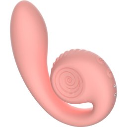 Snail Vibe Dual stimulációs vibrátor 120 mm rózsaszín
