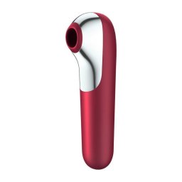 Satisfyer Vibrátor Kettős stimuláció, Pulzáló levegő, Rezgő USB töltés, Rózsaszín