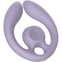 Snail Vibe Vibrátor Páros stimuláló, Távirányítós, 5 sebesség, Vízálló, Lila