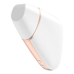 Satisfyer Love Triangle okos léghullámos vibráló csiklóizgató - fehér, 10,6cm