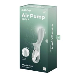 Air Pump Booty 3 Vibrátor Nadmuchiwó Trzon Rezgő 12 mód Szürke-zöld