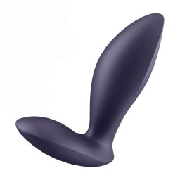 Satisfyer Anál vibrátor Bluetooth vezérlés, 12 mód, vízálló fekete