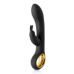 Black Empire Vibrátor 10 mód G-pont stimuláló USB-töltés vízálló fekete 19 cm