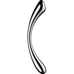Satisfyer Cosmic Crest 1 kétvégű G-pont dildó - rozsdamentes acél, 620g