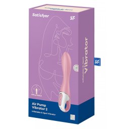 Satisfyer Vibrátor Növelhető Átmérő 12 Program Vízálló Rózsaszín 20-21,5 cm