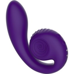 Snail Vibe Vibrátor Kettős stimuláció, 5 sebesség Lila 12 cm
