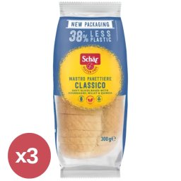 Schär Classico del Mastro Panettiere - Szeletelt fehérkenyér 3X300 g