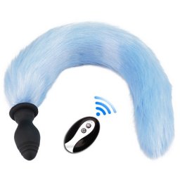 Plug Tail Vibe - kk fuxi farok vibrtor 6,5 cm x 40 cm