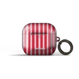 Obal pro Apple AirPods 4 - Lines red