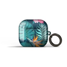 Obal pro Apple AirPods 4 - Pink Monstera