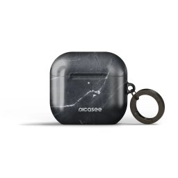 Obal pro Apple AirPods 4 - Black marble