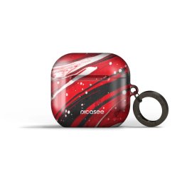 Obal pro Apple AirPods 4 - Red black