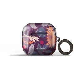 Obal pro Apple AirPods 4 - Purple Leaf